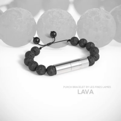 Product PUNCH BRACELET LAVA LES FINE LAMES