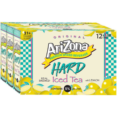 Product ARIZONA HARD LEMON TEA 12PK CAN