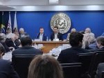 Ratinho Jr. apresenta panorama do Paraná na ACSP, defende pacificação política e critica tarifaço dos EUA