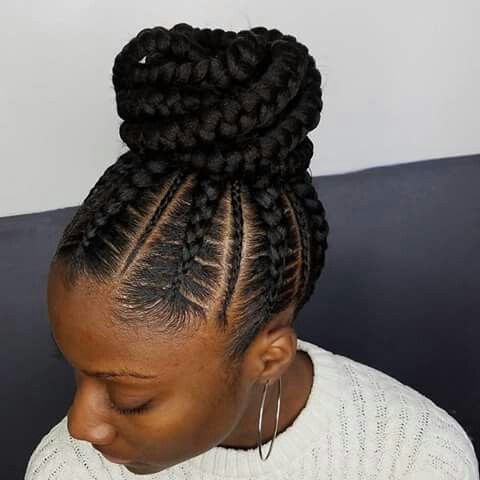 Chignon tressé