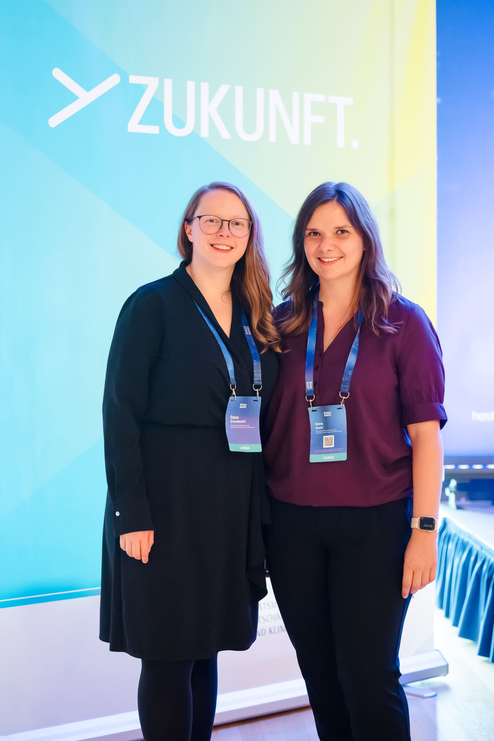 Auf der Stage „Learning with AI“ am ersten Konferenztag