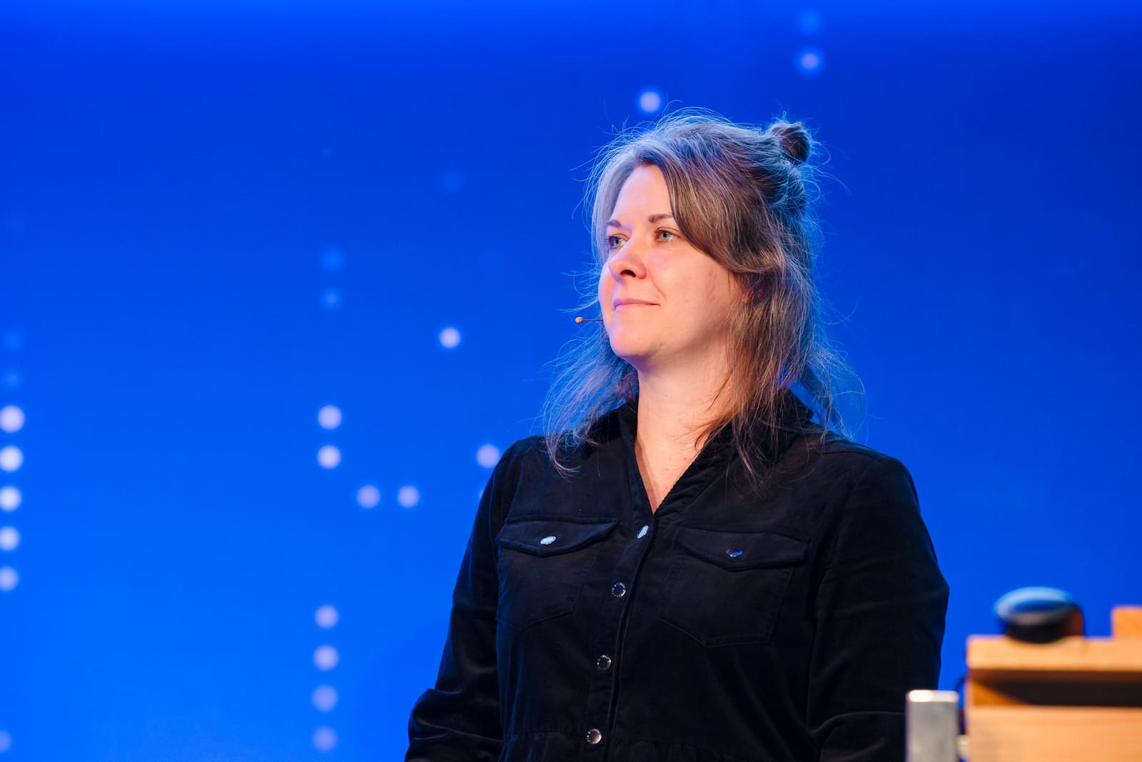 Auf der Stage „Human + AI Partnership“ am zweiten Konferenztag