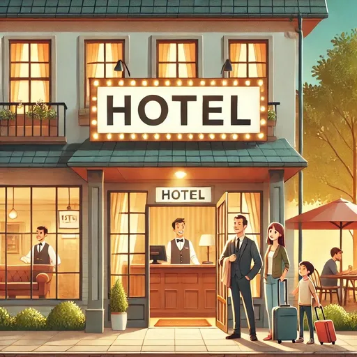 Illustration for Hotel