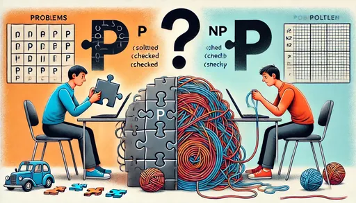 Illustration for P vs NP Problem