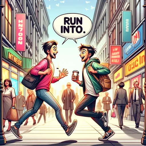 Illustration for Run into