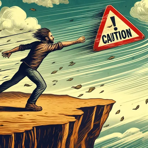 Illustration for Throw caution to the wind