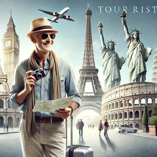 Illustration for Tourist