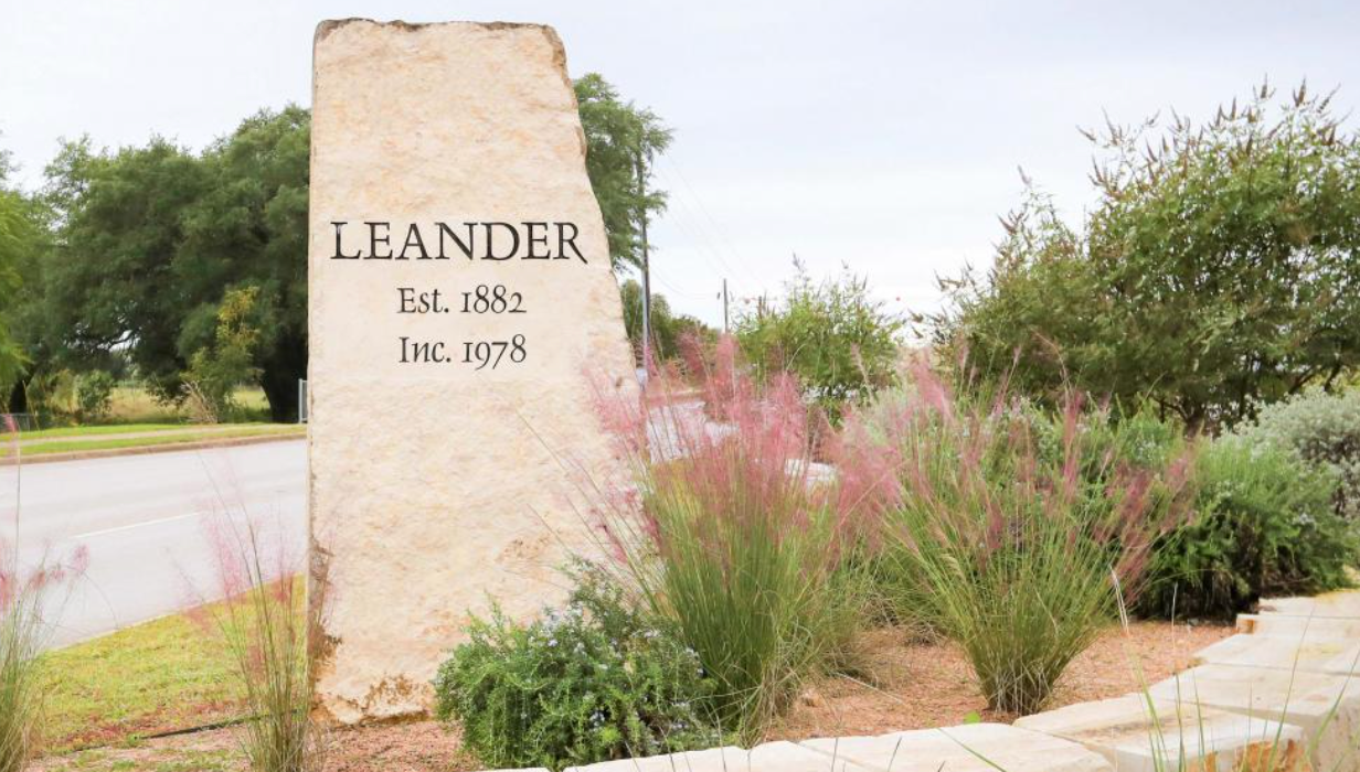 A view of Cedar Park and Central Texas from Leander, TX