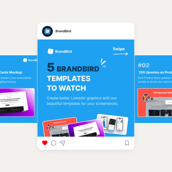 Instagram Carousel Generator editor preview