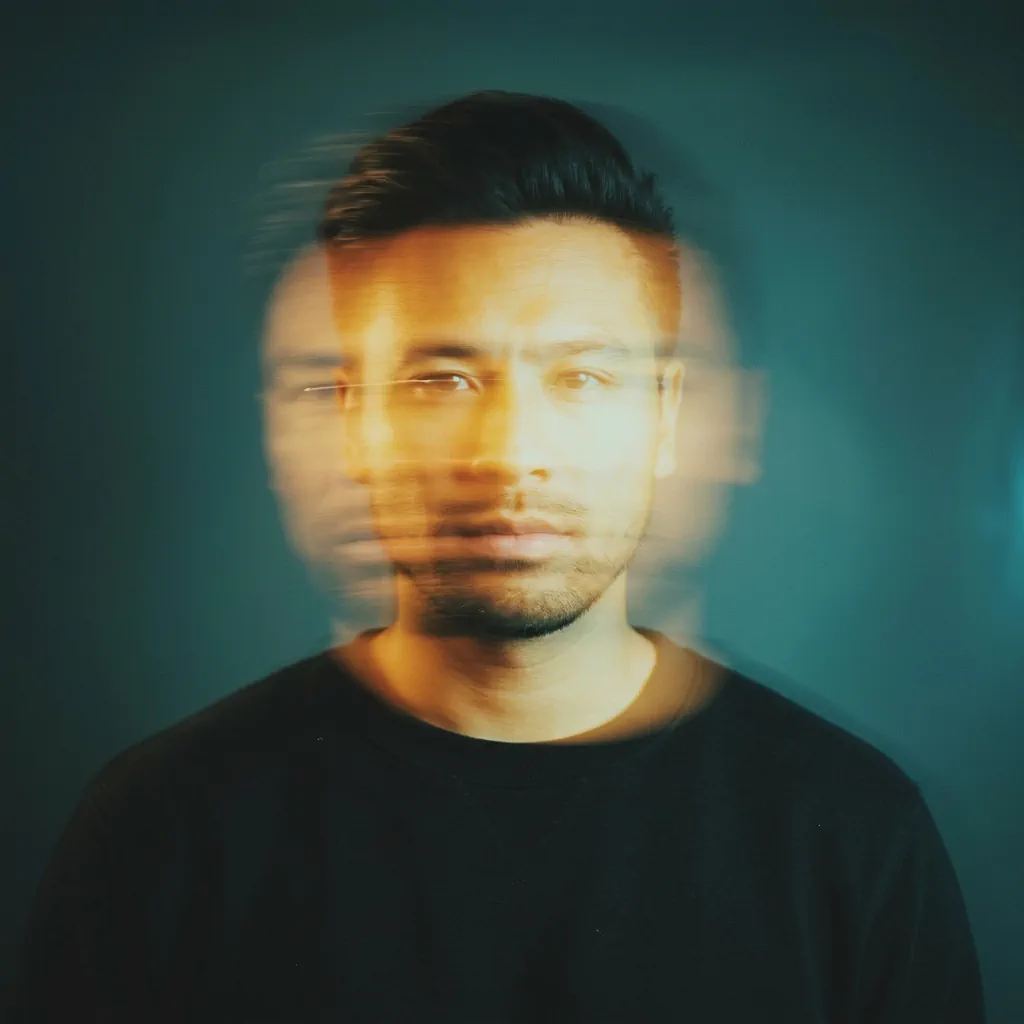 Motion Blur Portrait portrait example with a man