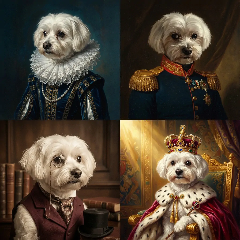 Renaissance Pet Portrait