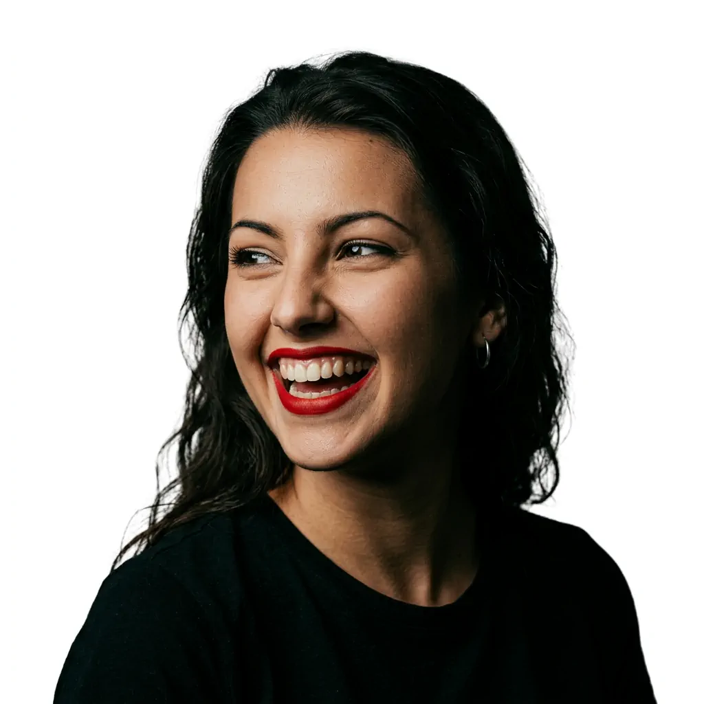 Dramatic Studio Portrait portrait example with a woman