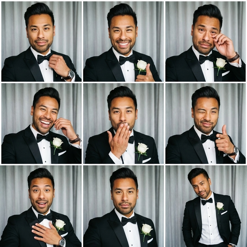 Wedding Groom Selfie