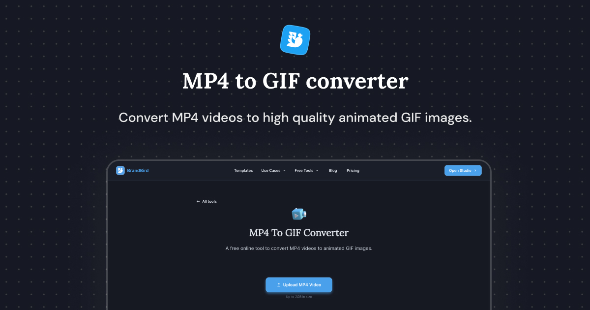 Convert MP4 to GIF - Video to GIF Converter 