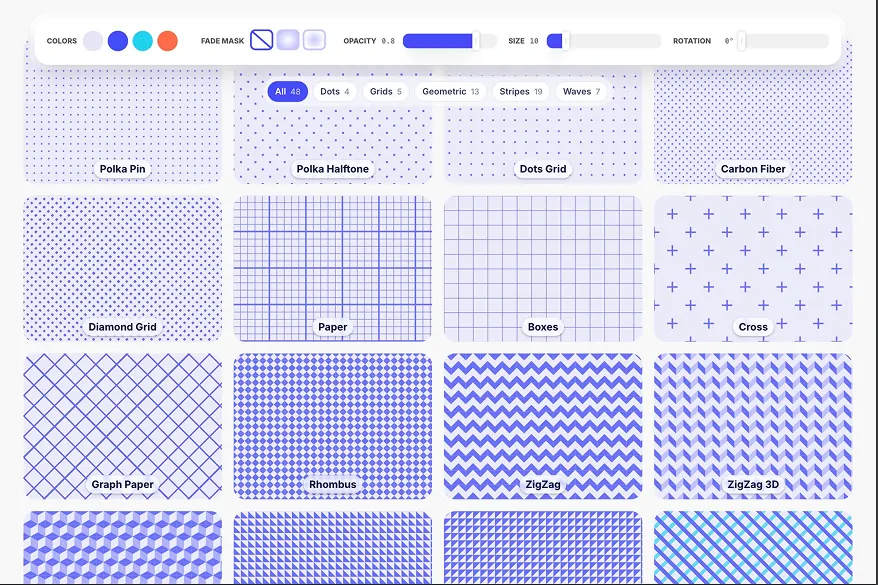 CSS Pattern Generator – By the MagicPattern design toolbox