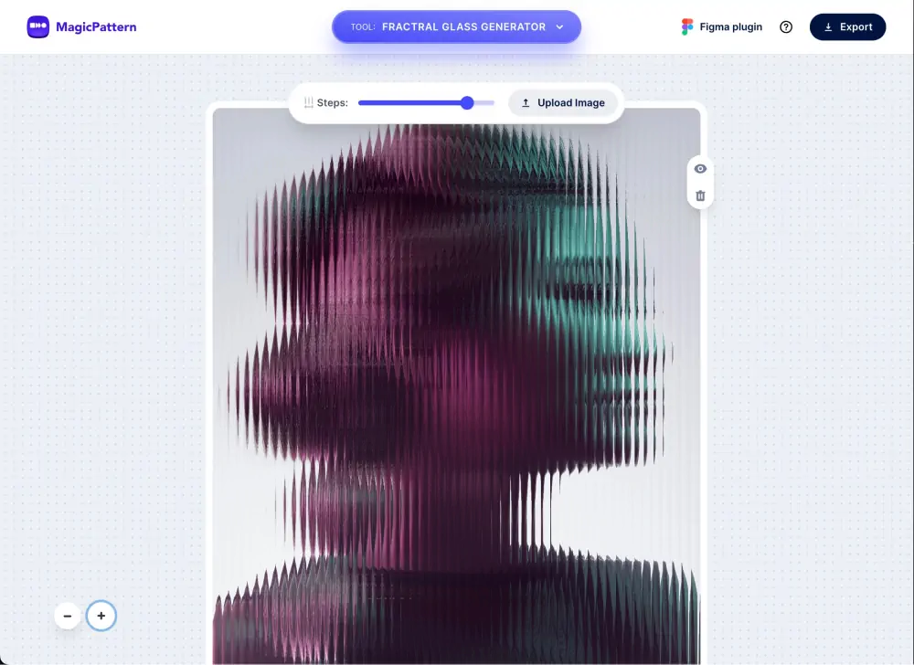 Fractal Glass Effect Generator – By the MagicPattern design toolbox