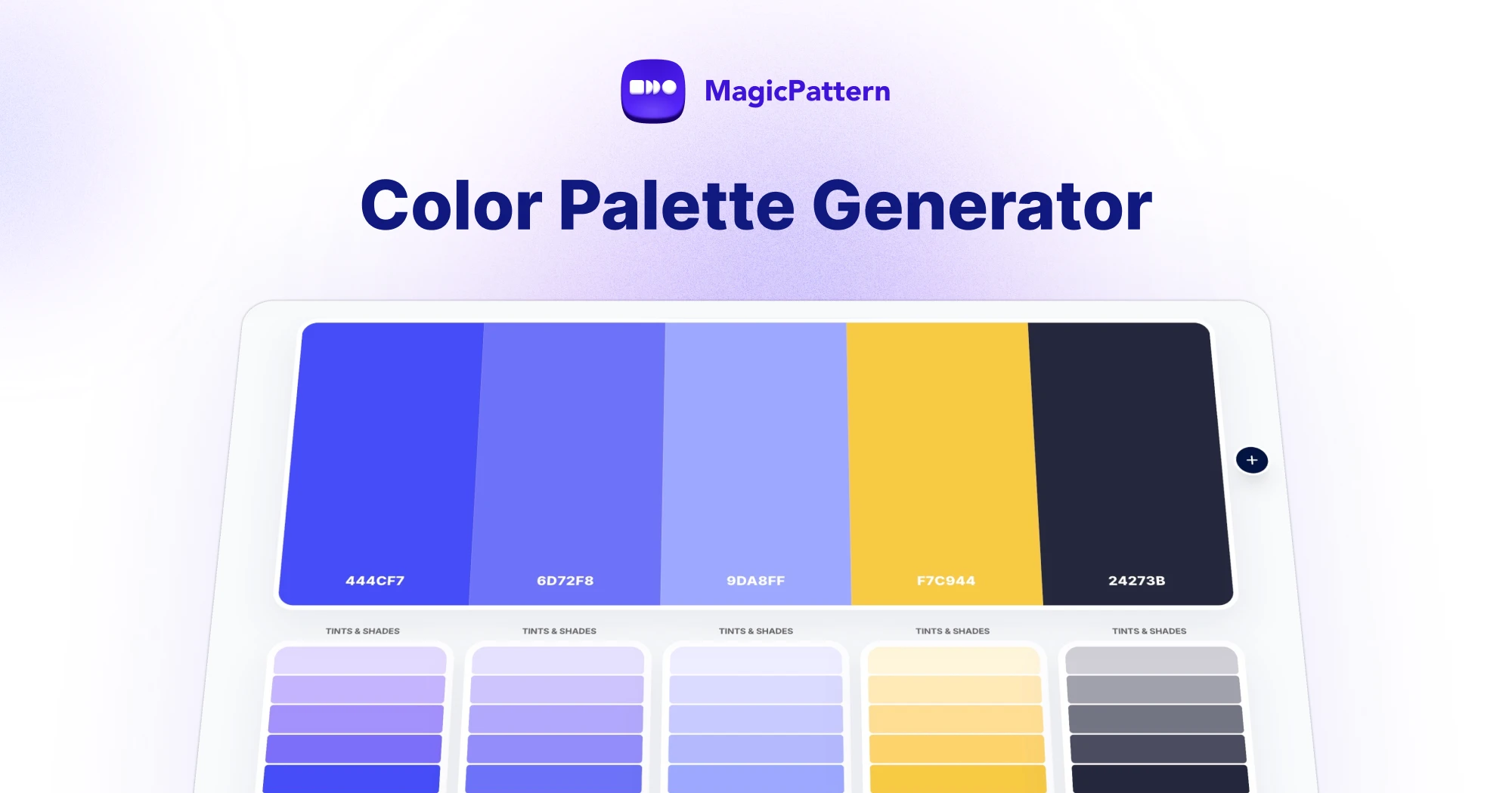 Color Palette Generator – By the MagicPattern design toolbox