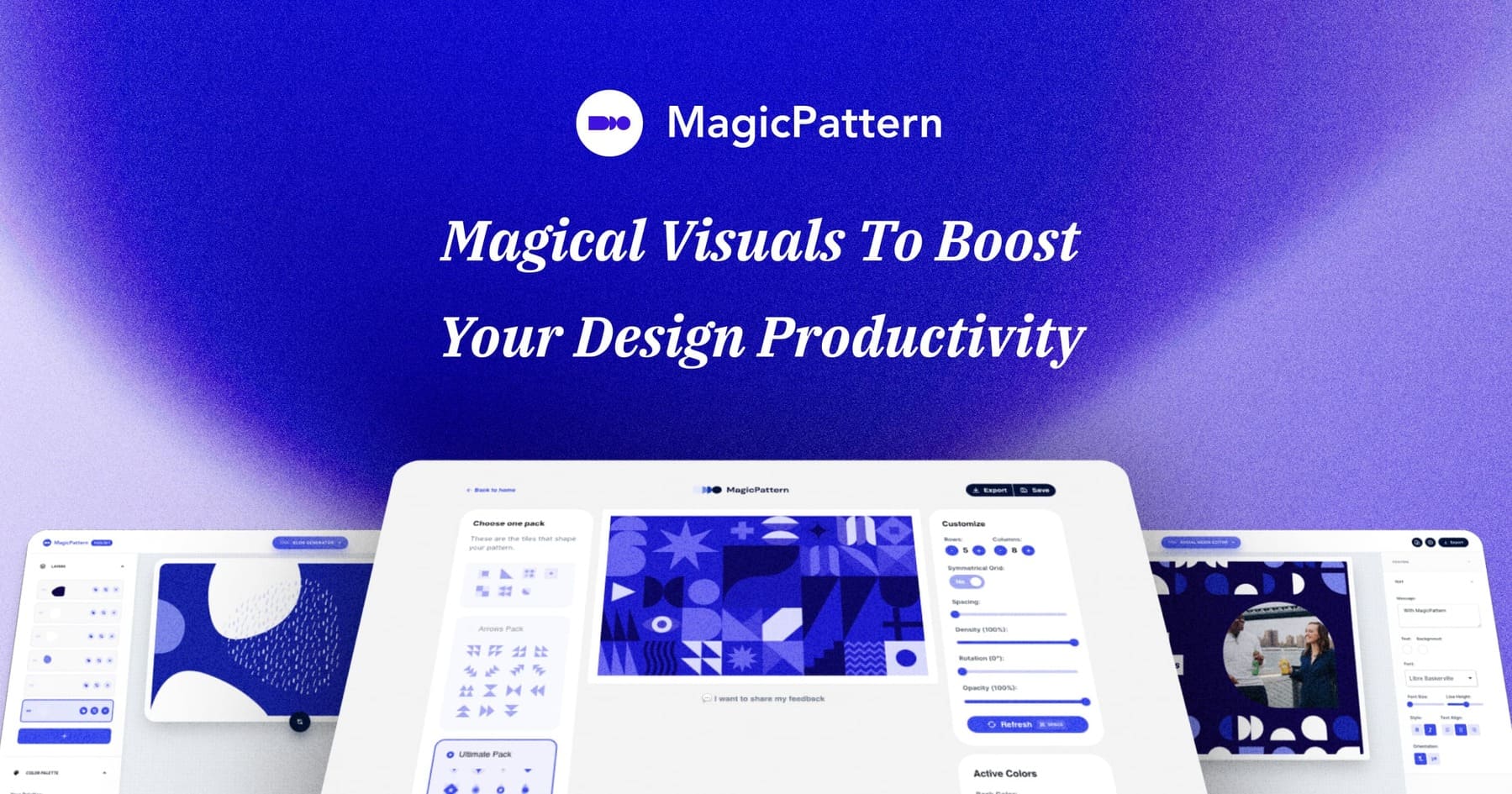 MagicPattern - Beautiful & cool backgrounds with 10+ tools!