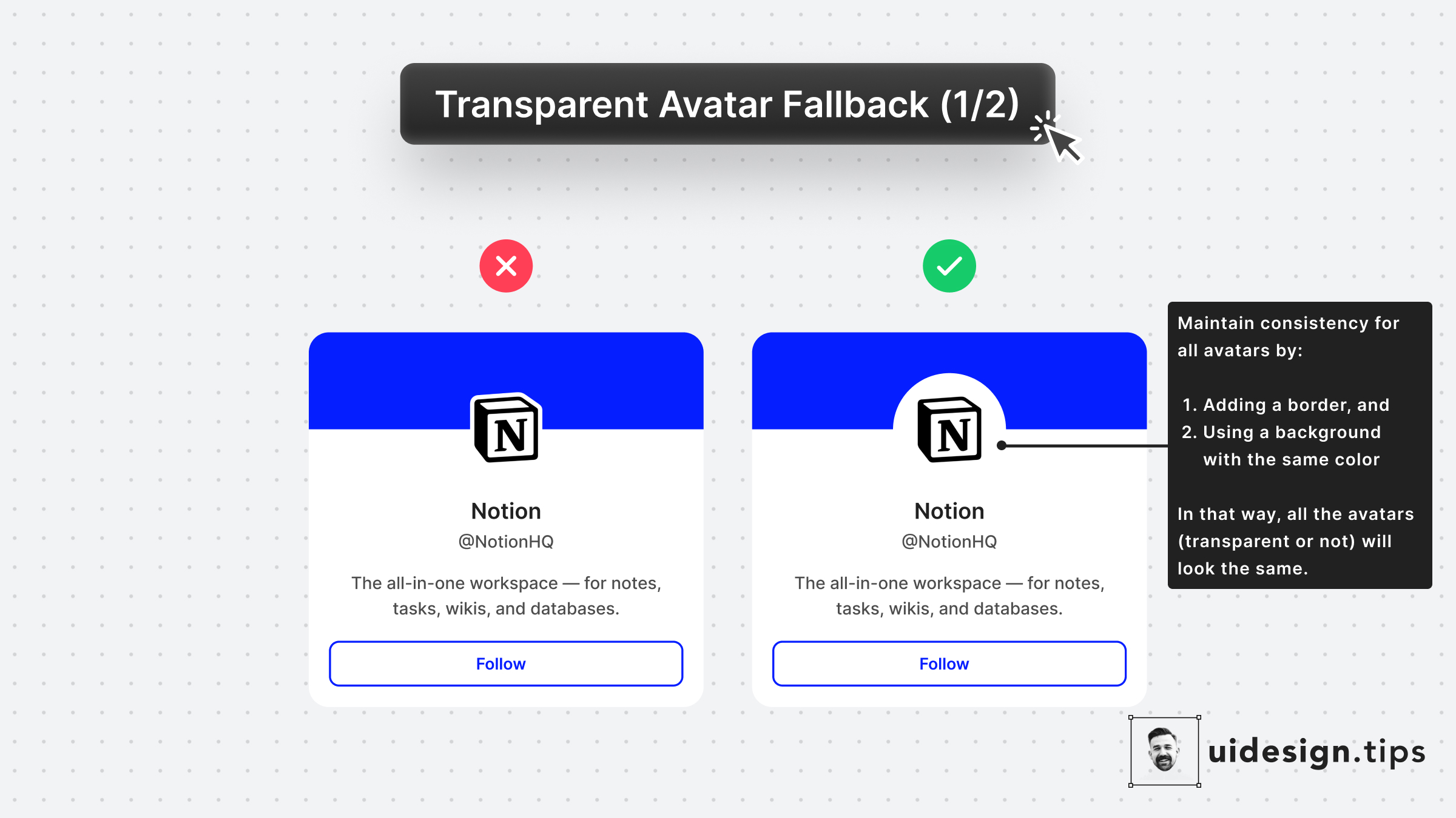 Fallback for Transparent Avatars 1