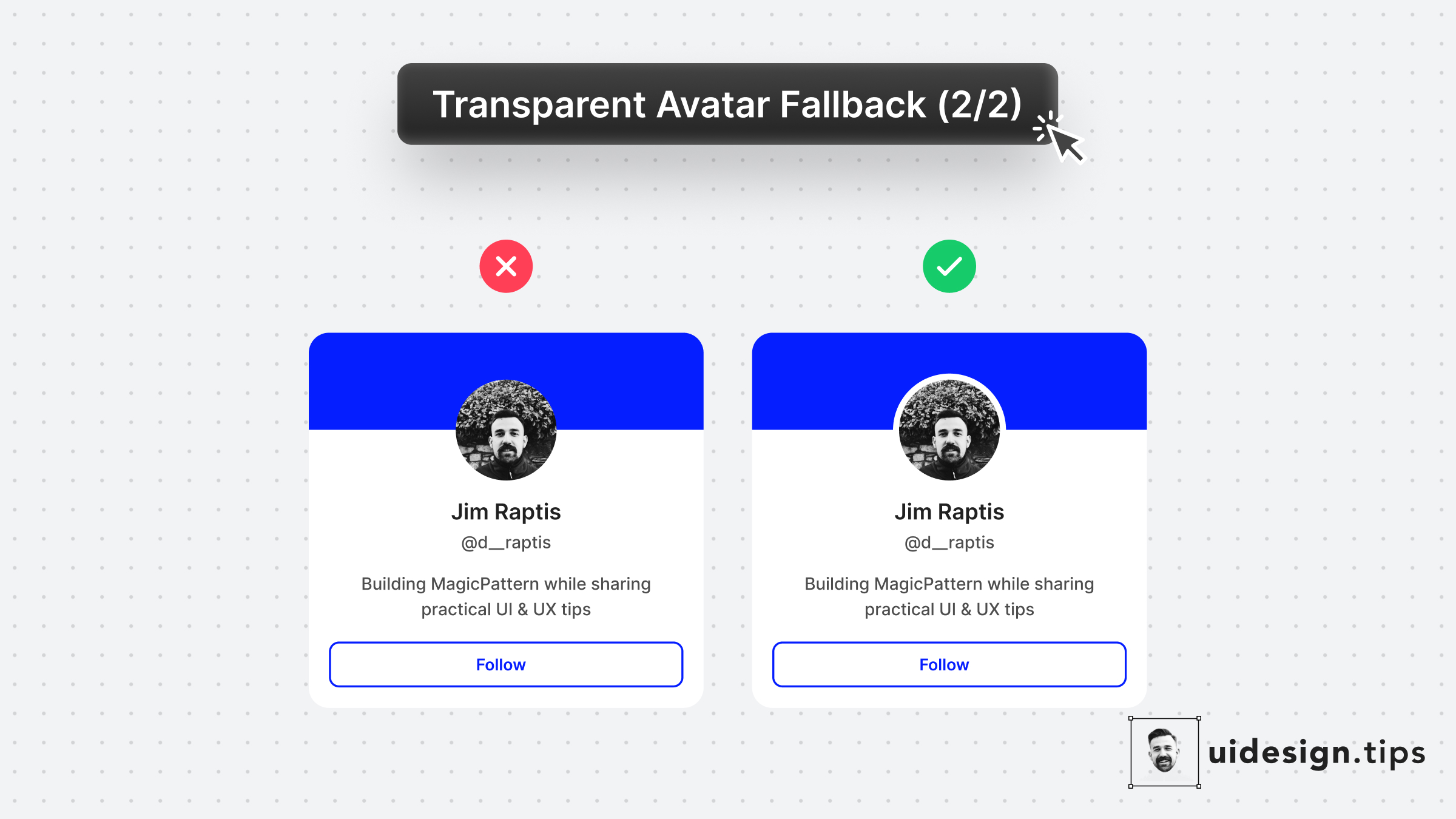 Fallback for Transparent Avatars 2