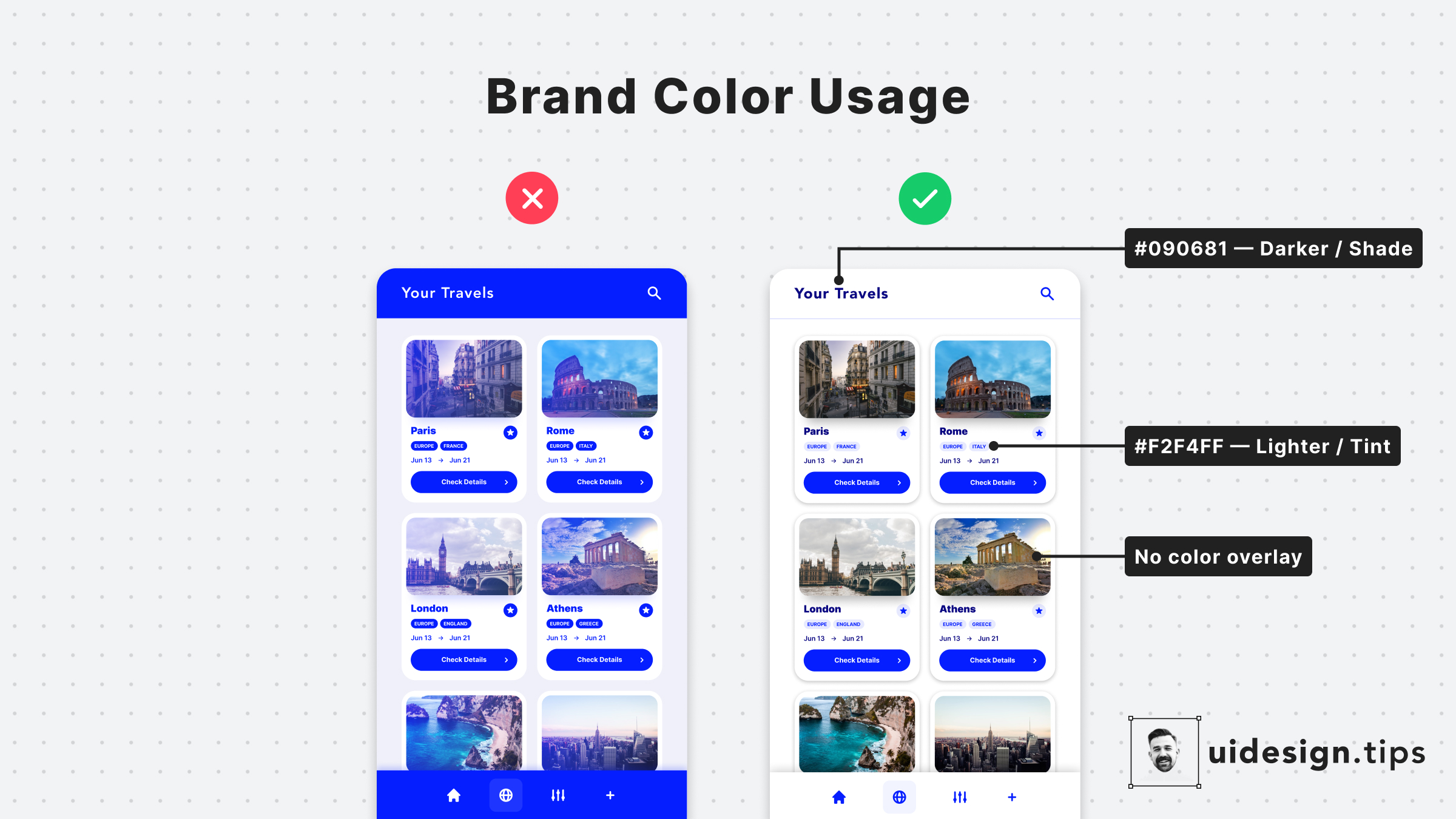 How to Apply the Brand Color