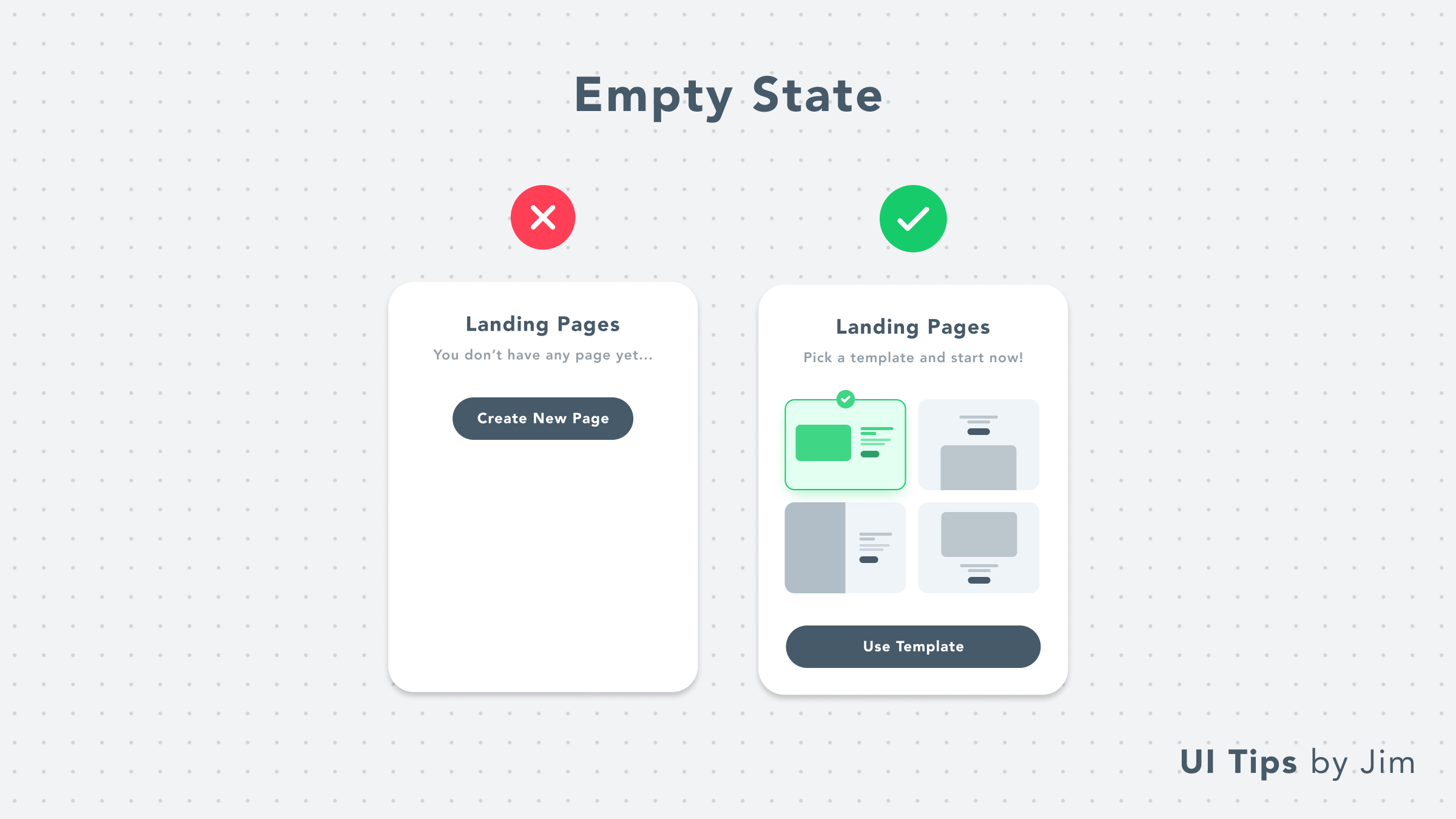 Empty State With Templates