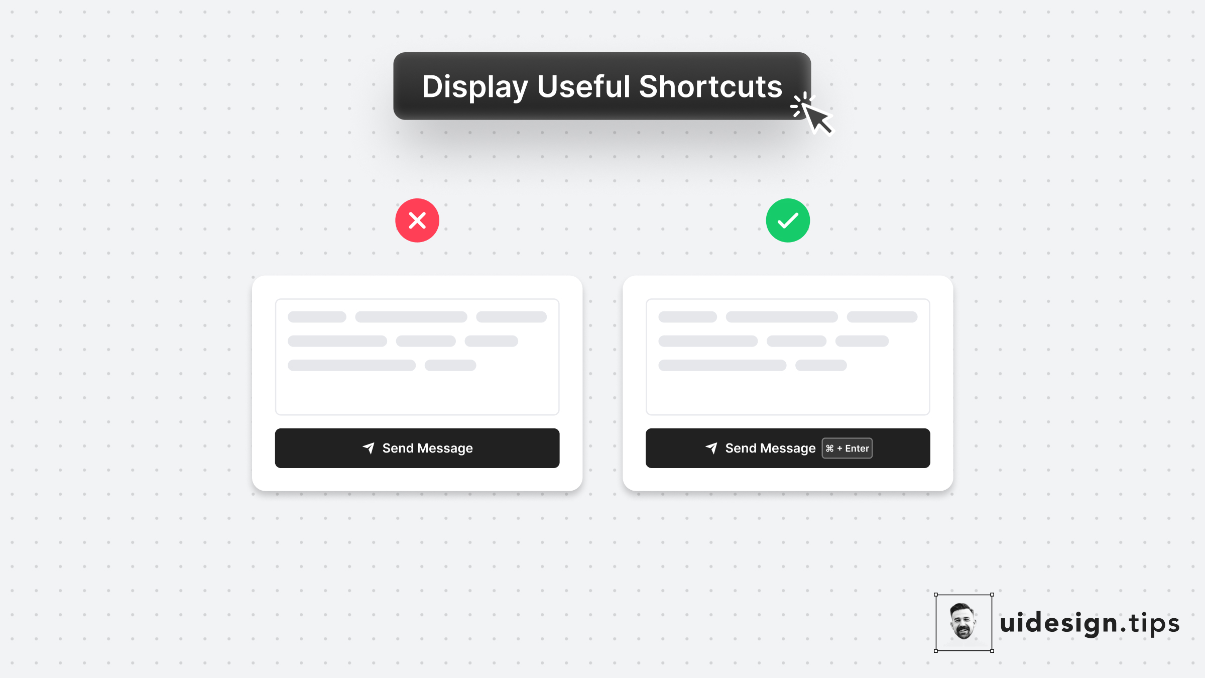 Display Useful Shortcuts