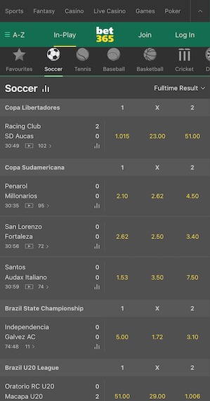 Bet365 Sport_screnshot_3