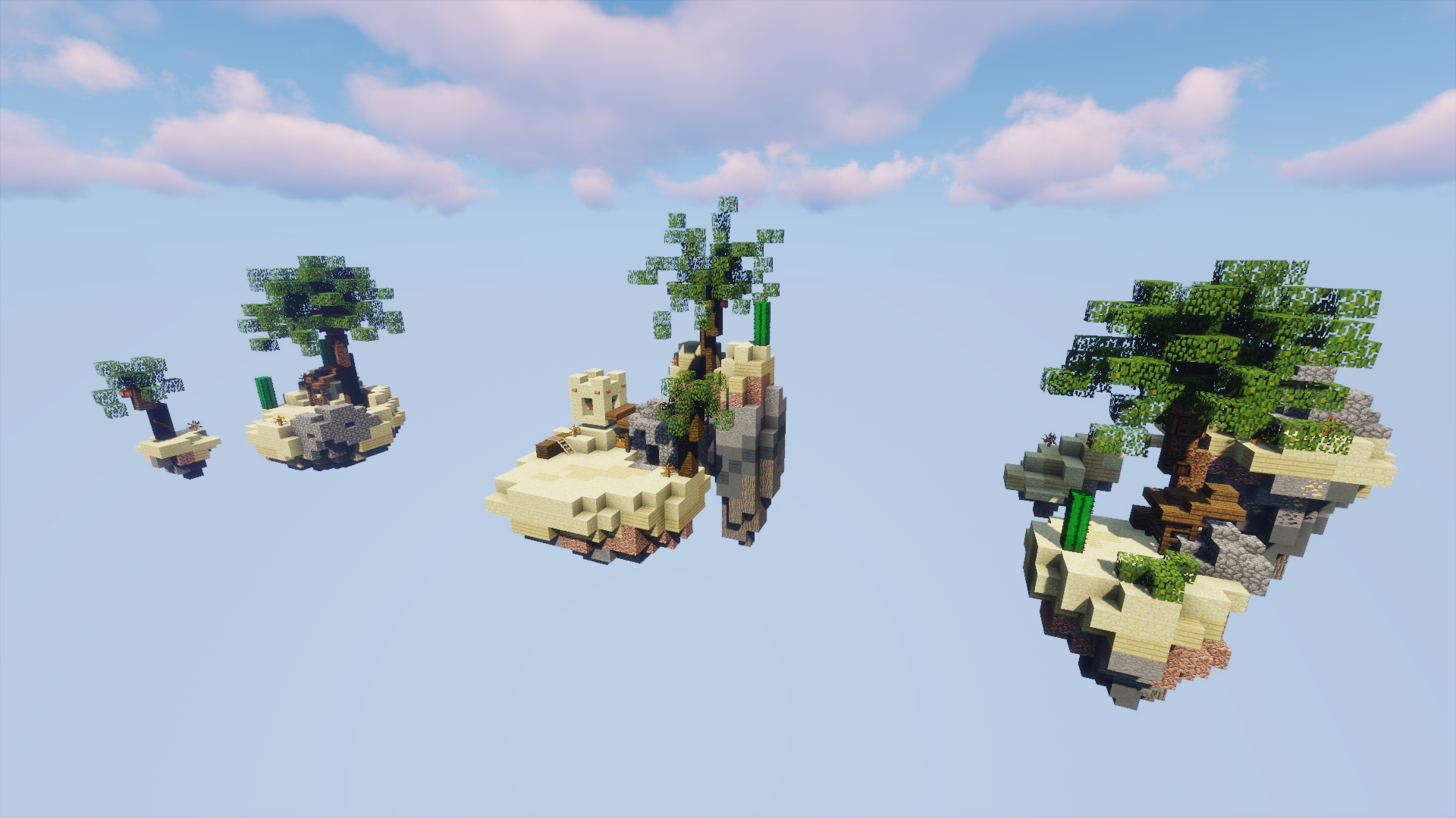 25x Skyblock starting islands