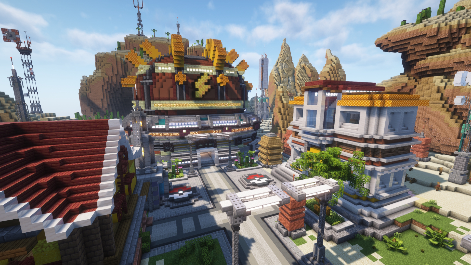 Electric Pixelmon Gym Electric Pixelmon Gym