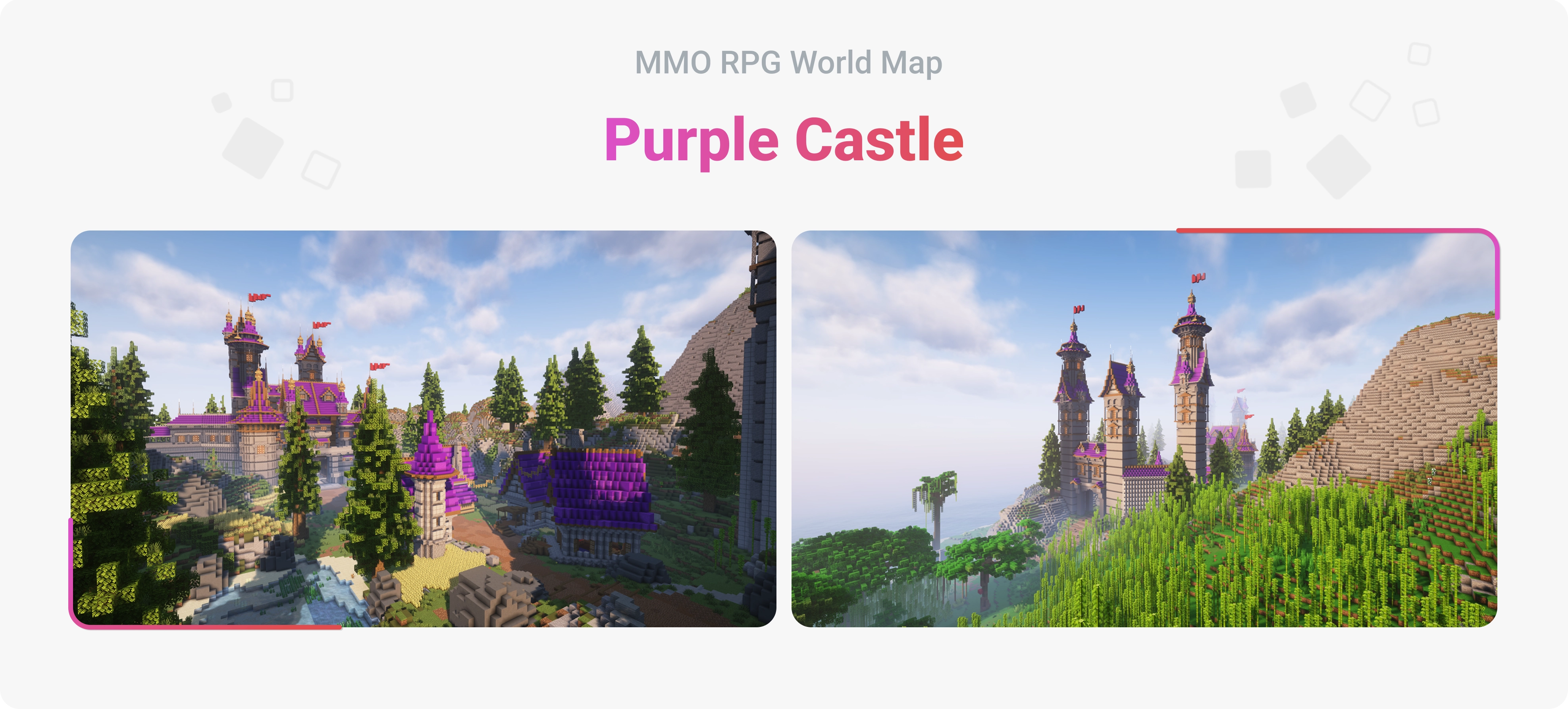 MMO RPG World Map - Purple Castle MMO RPG World Map - Purple Castle