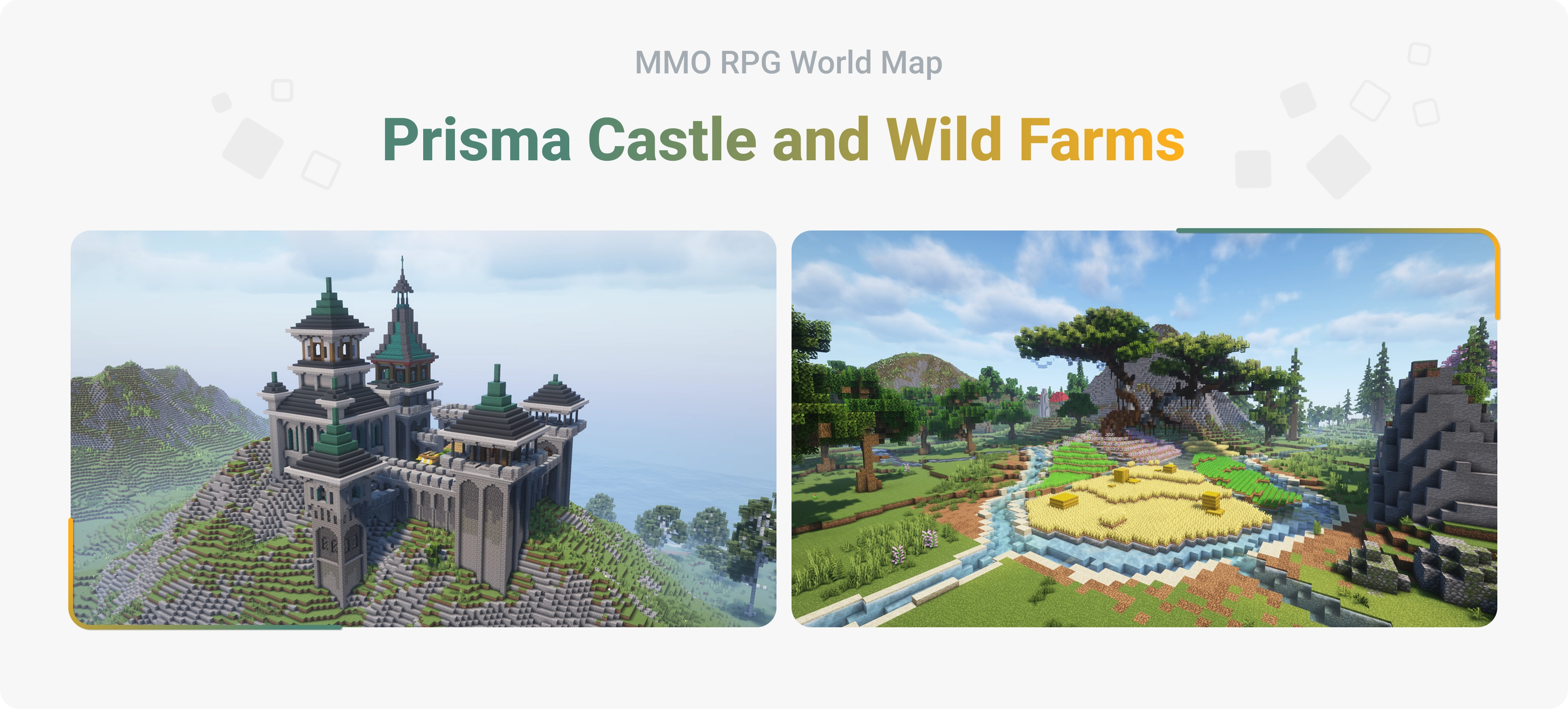 MMO RPG World Map - Prisma Castle and Wild Farms MMO RPG World Map - Prisma Castle and Wild Farms