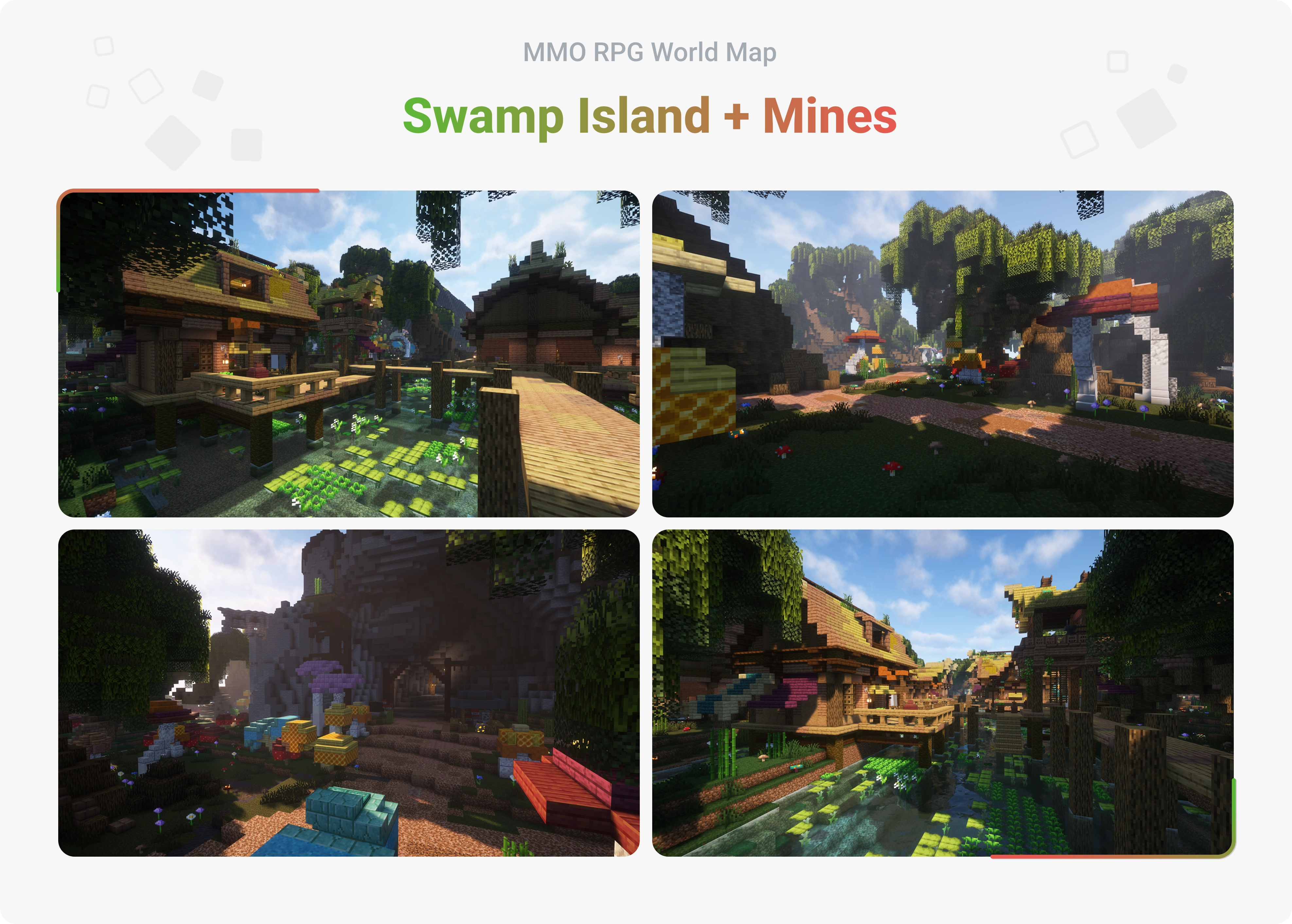 MMO RPG World Map - Swamp Island + Mines MMO RPG World Map - Swamp Island + Mines