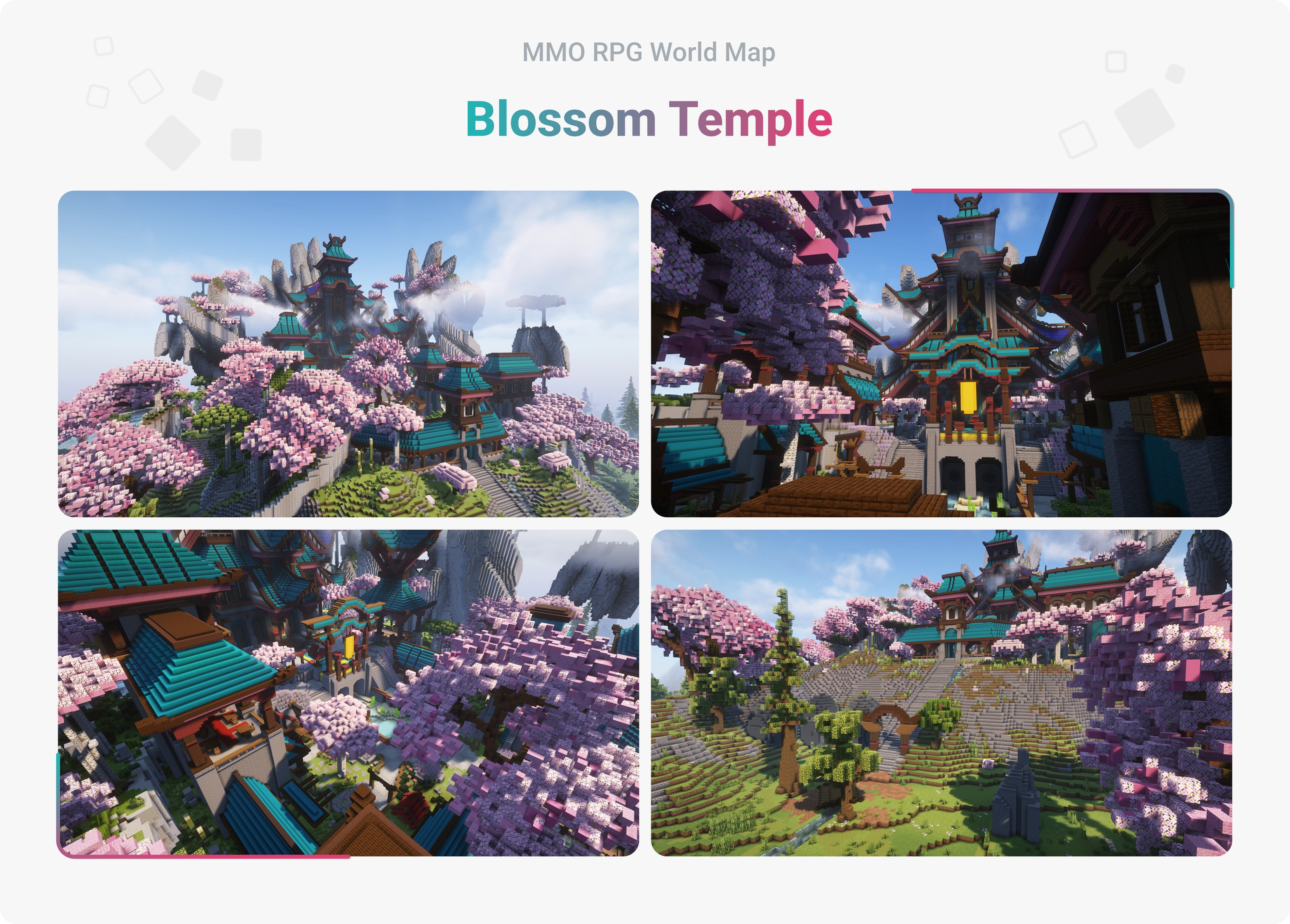 MMO RPG World Map - Blossom Temple MMO RPG World Map - Blossom Temple