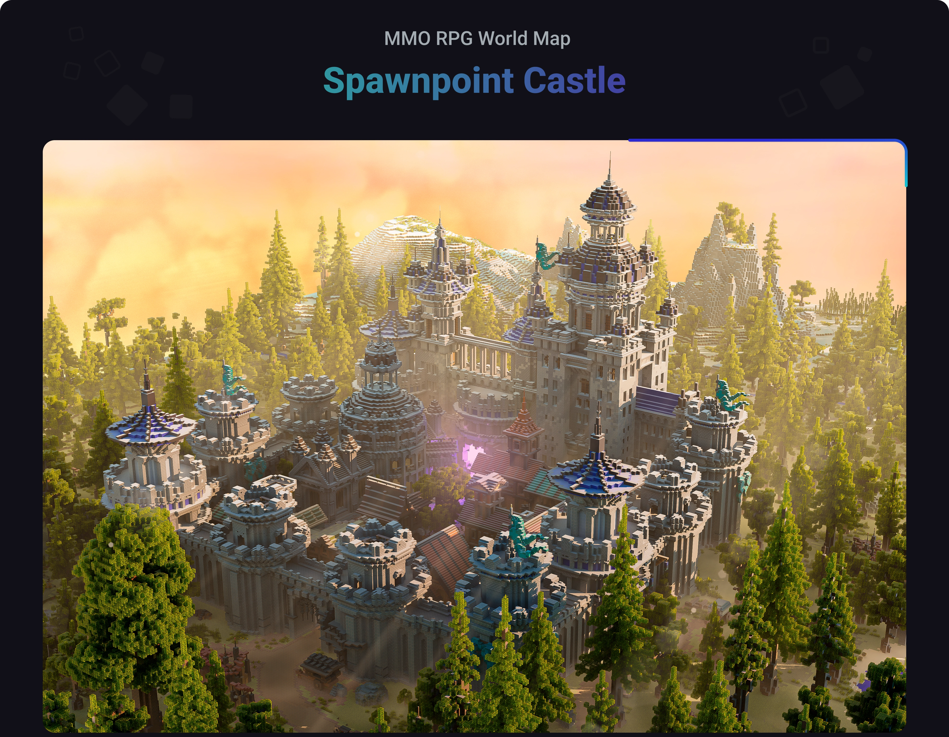 MMO RPG World Map - Spawnpoint Castle