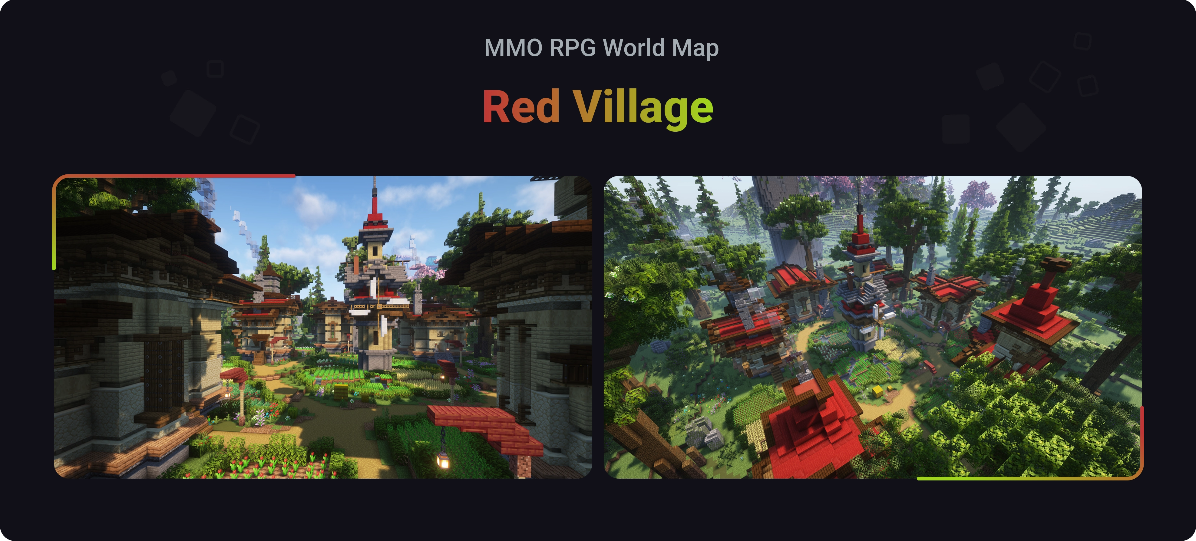 MMO RPG World Map - Red Village