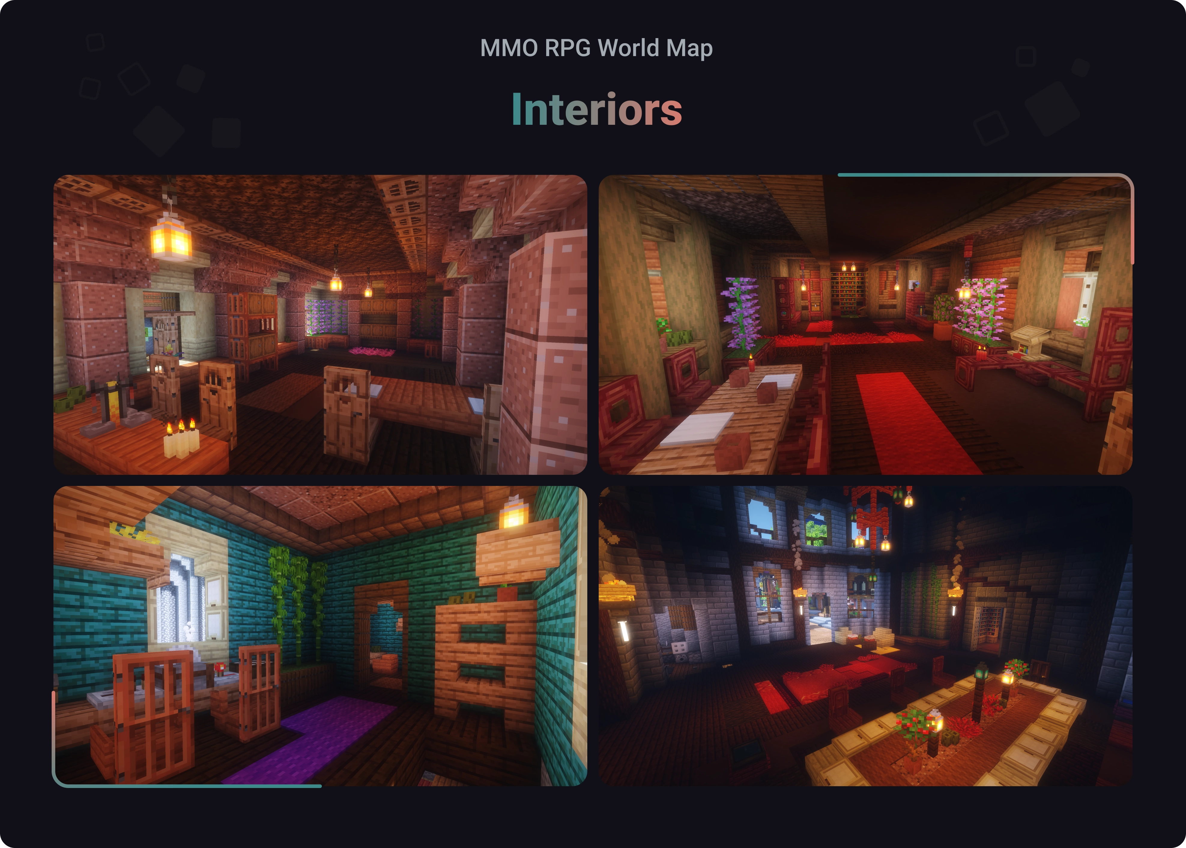 MMO RPG World Map - Interiors