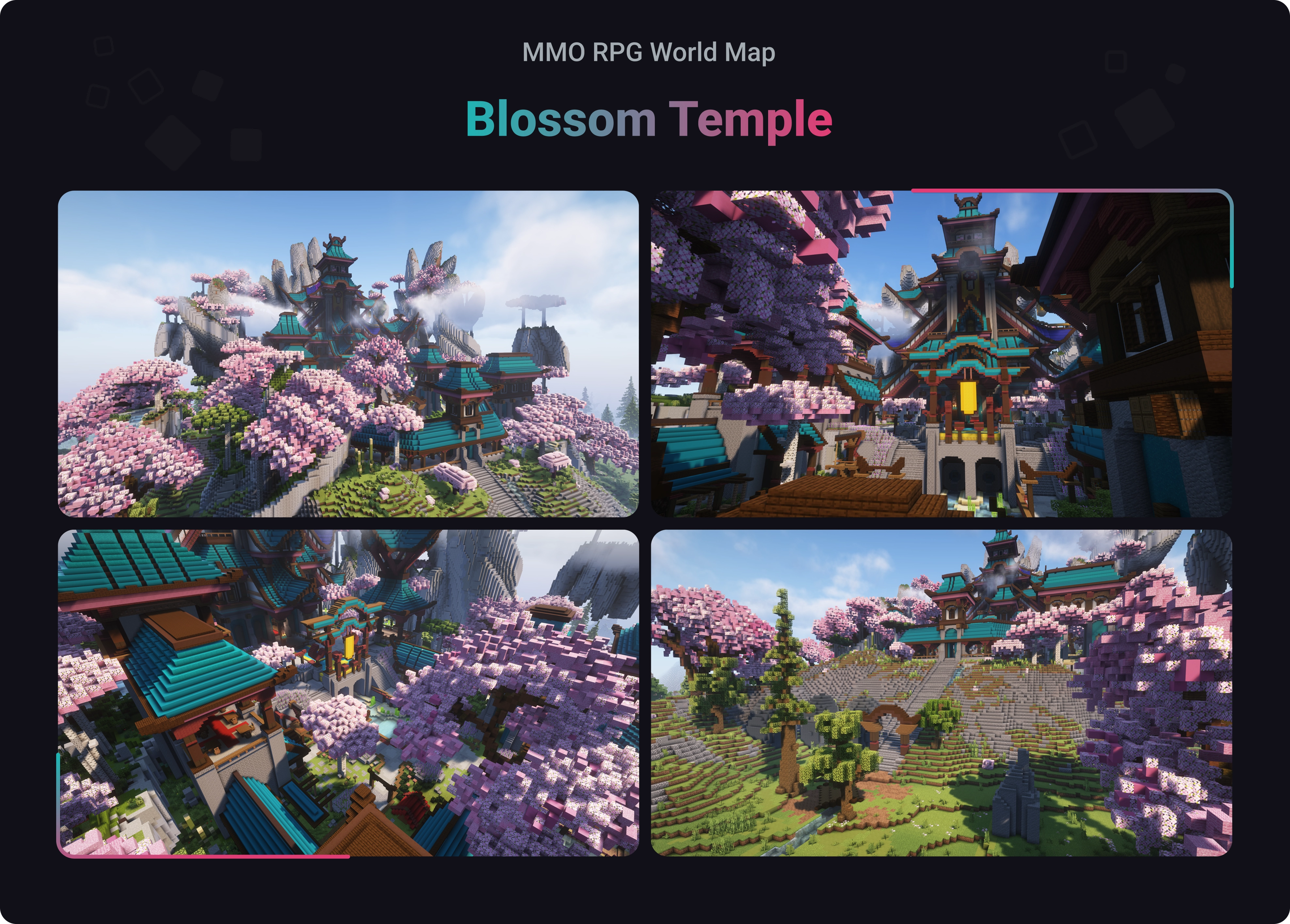 MMO RPG World Map - Blossom Temple