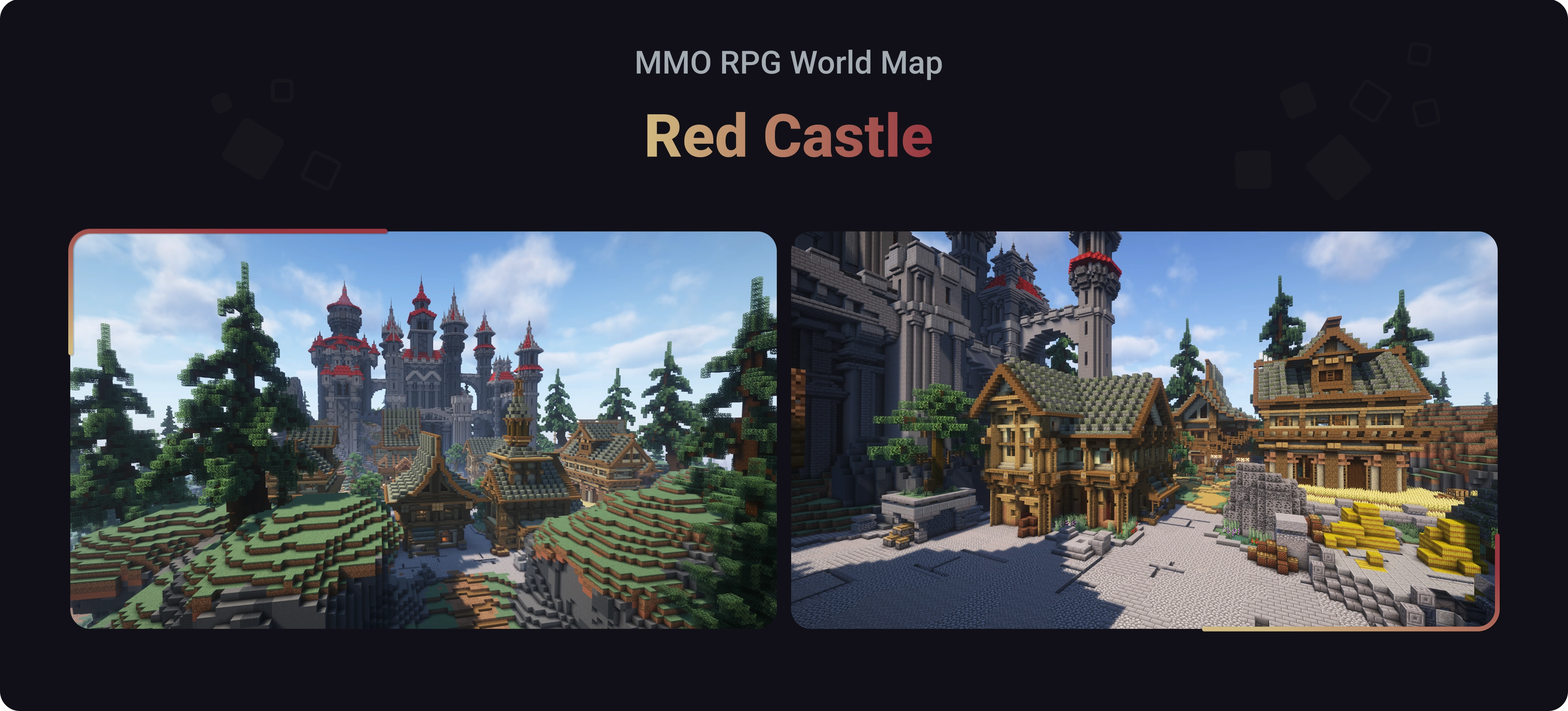 MMO RPG World Map - Red Castle