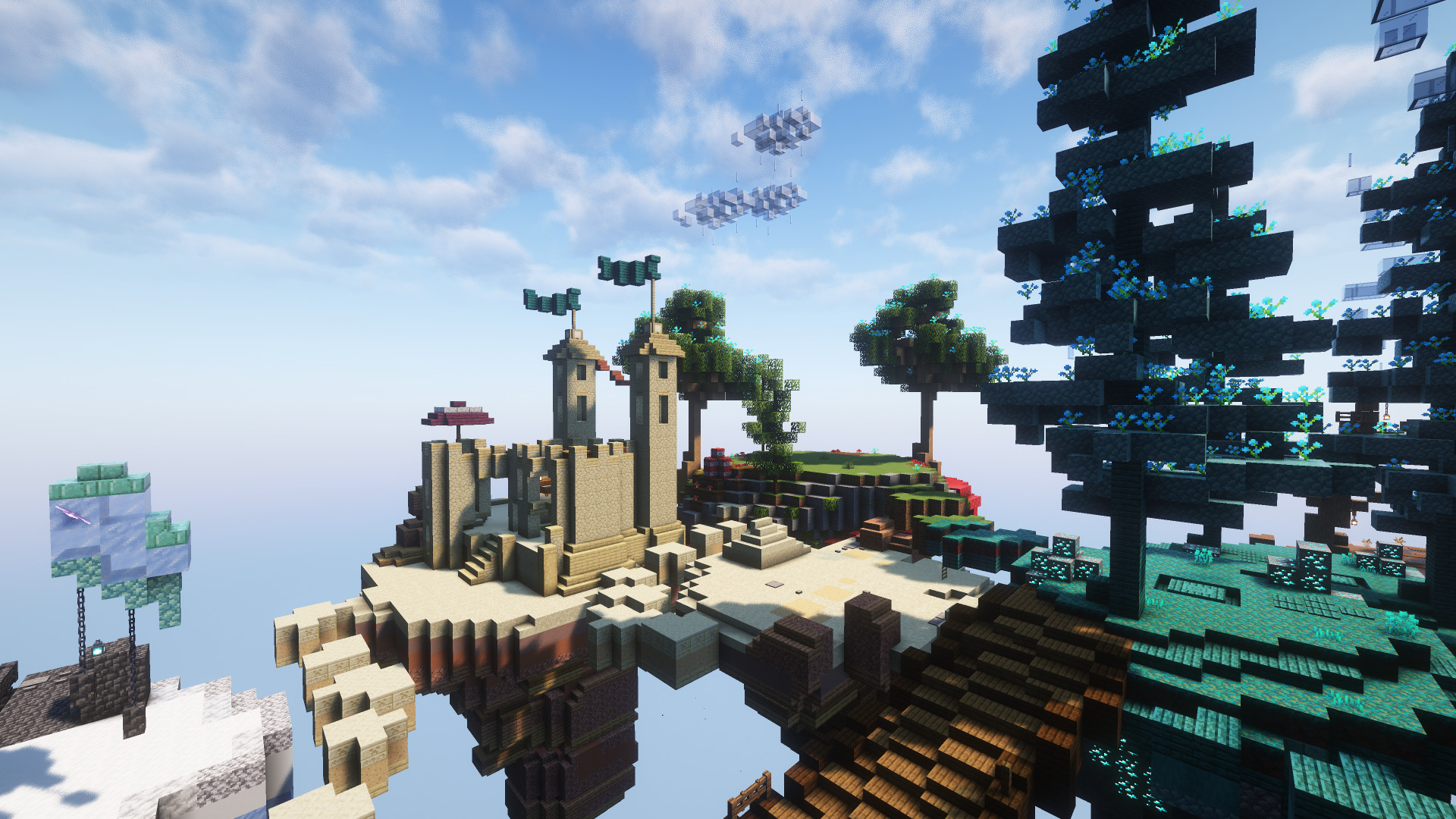 SkyPvP Biomes Map