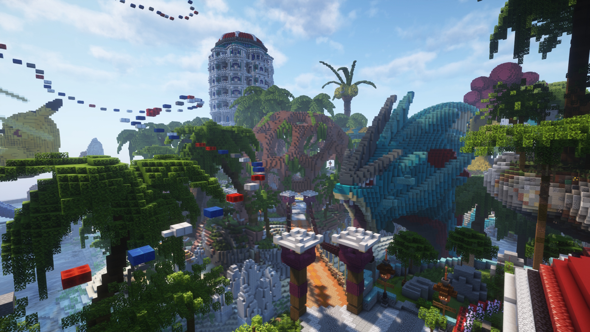 Tropical Pixelmon Spawn
