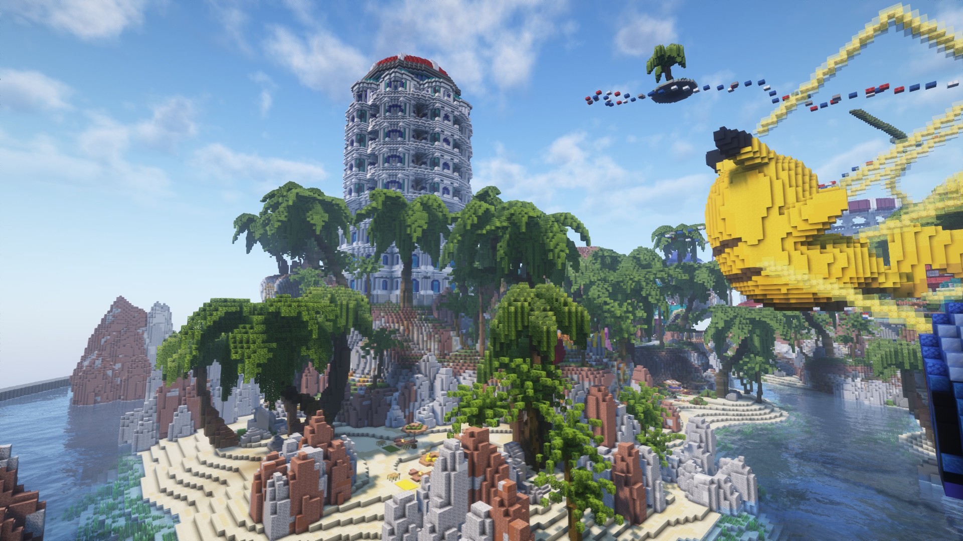 Tropical Pixelmon Spawn