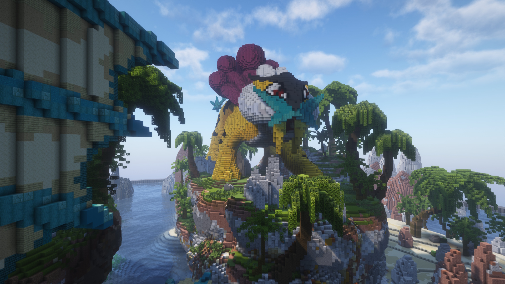 Tropical Pixelmon Spawn