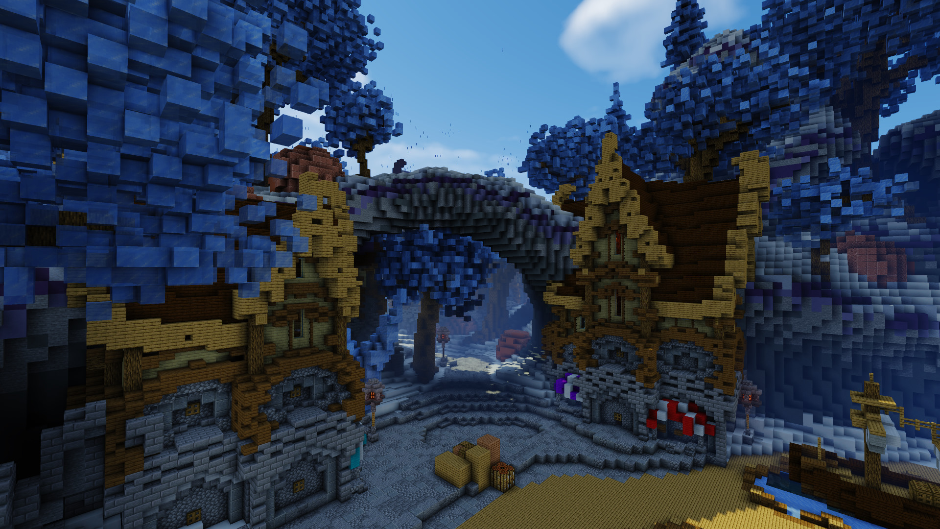 Winter Large Medieval Hub