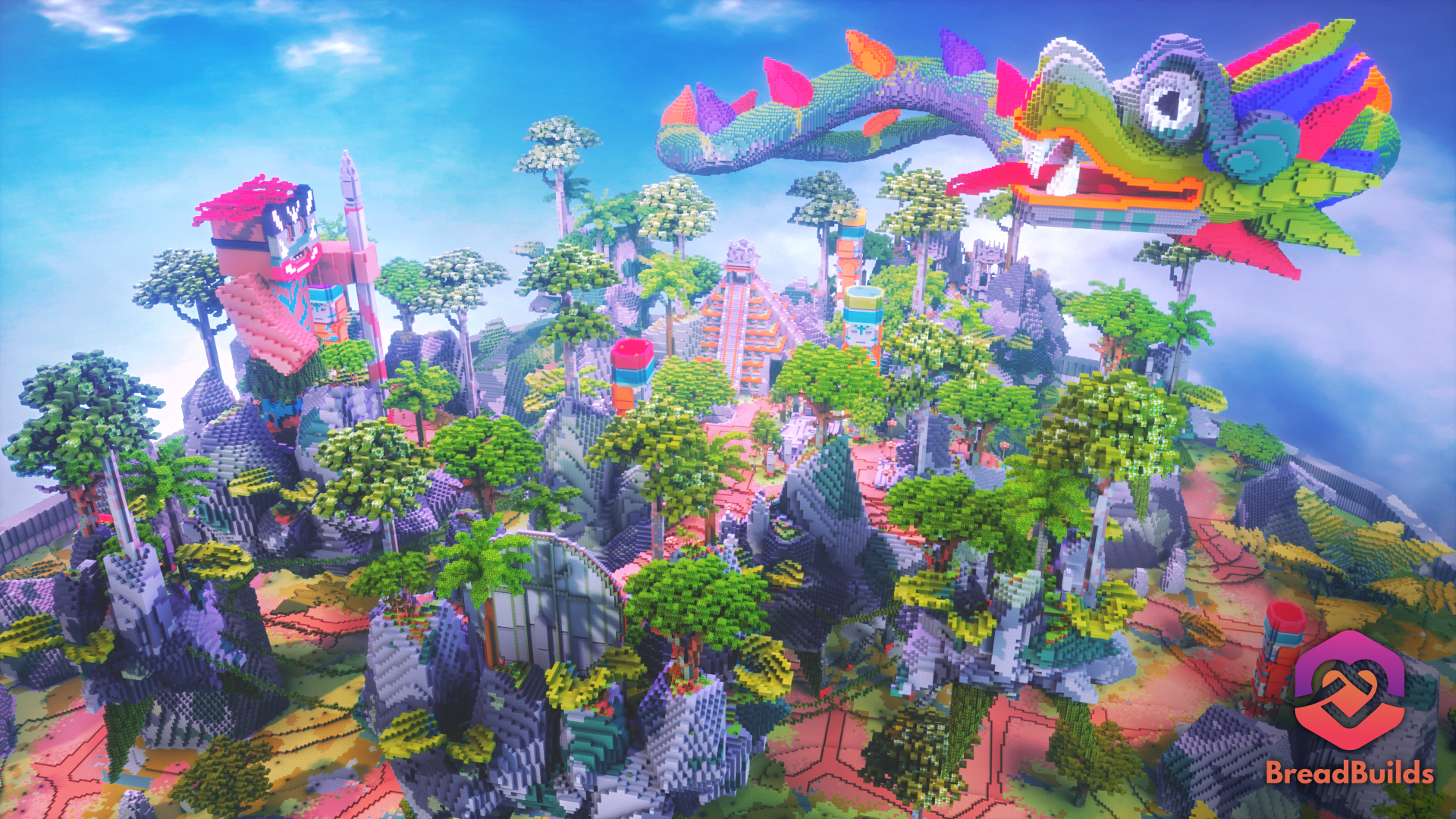Aztec SkyBlock Spawn | BuiltByBit
