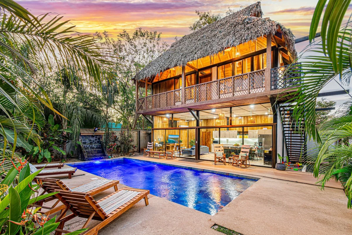 New | Large Private Villa Beach House | Pool | Gym - Vacation homes for Rent in Playa Avellanas, Provincia de Guanacaste, Costa Rica - Image 1