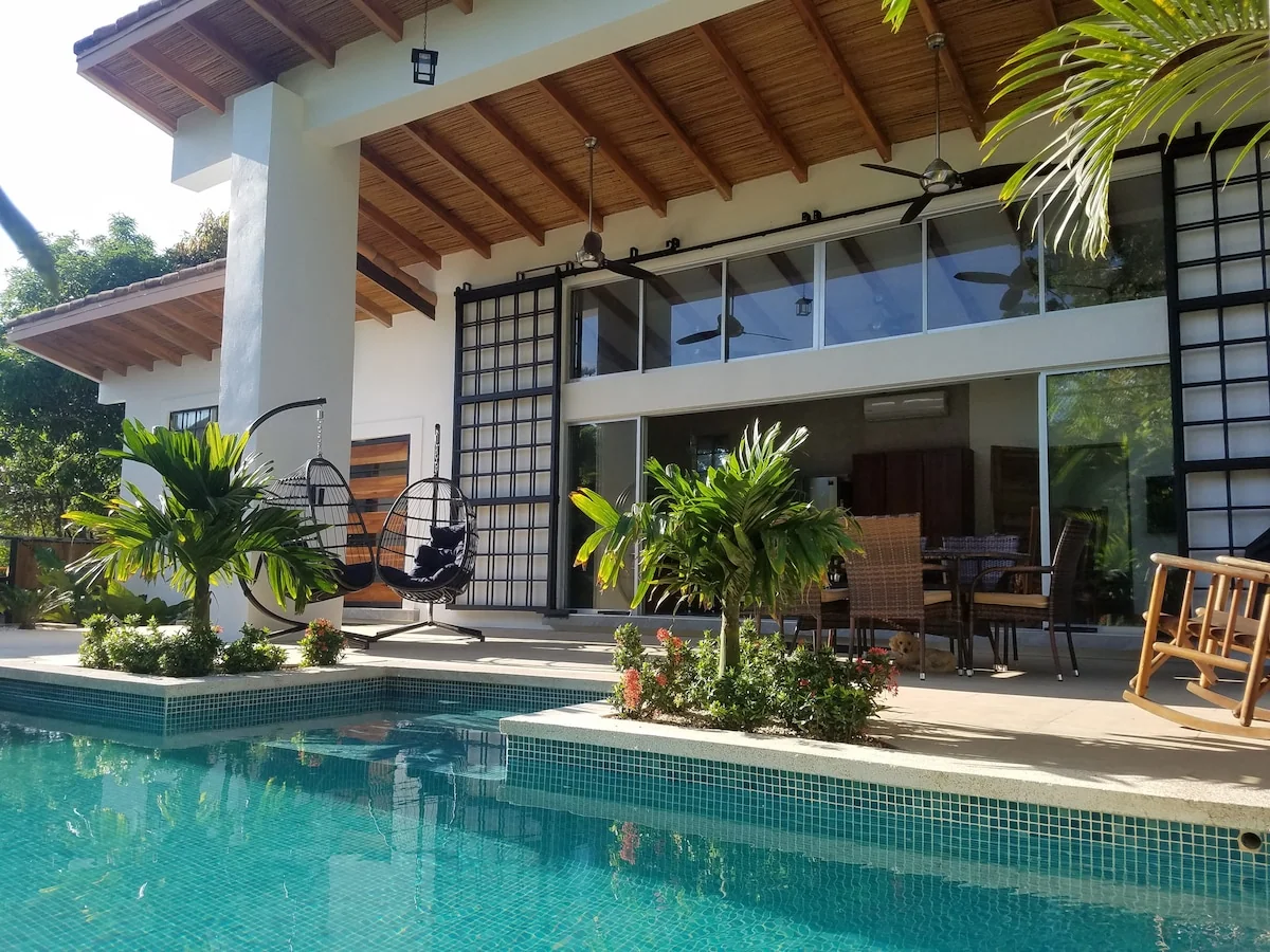 Tropical Modern Minimalist Outdoor Living Paradise - Houses for Rent in Esterillos Oeste, Puntarenas Province, Costa Rica - Image 1