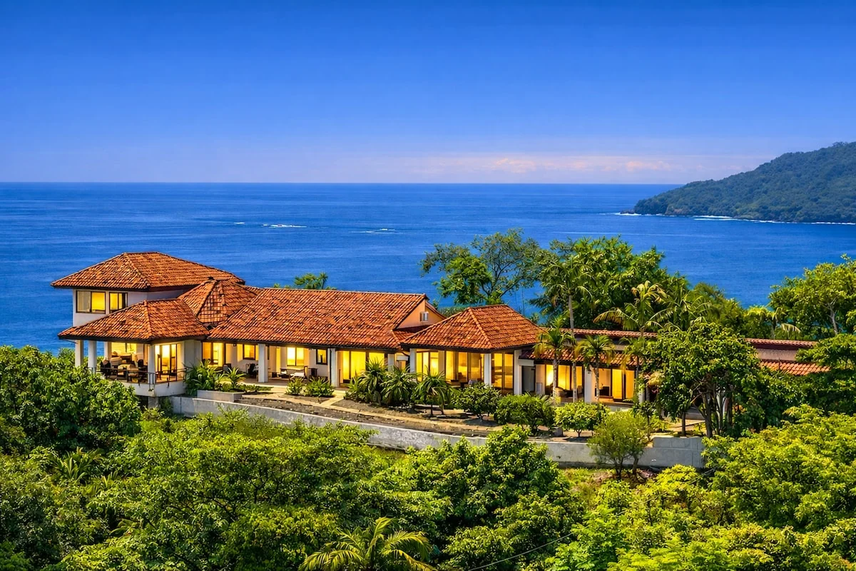 Luxury 9-Suite Villa with Ocean Views & Pool — 9 bedroom vacation rental in 