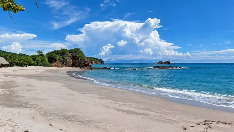 One of the most beautiful beaches in Nicaragua, under a minute walk from the house.