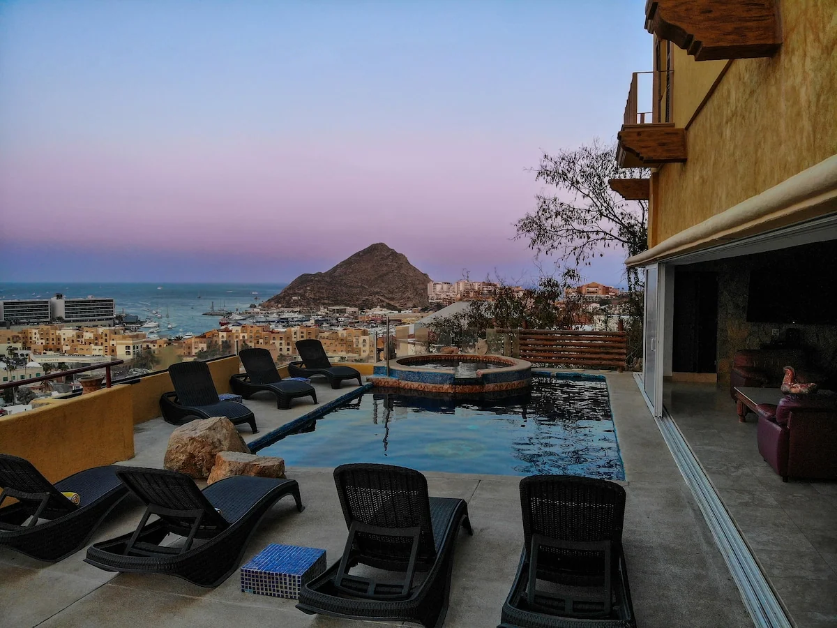 Cliff dream home with Pool, & Marina Views - Villas for Rent in Cabo San Lucas, Baja California Sur, Mexico